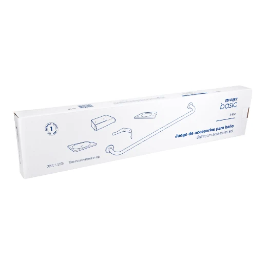 Canasta de Baño Juego accesorios baño, 5 piezas, esencial