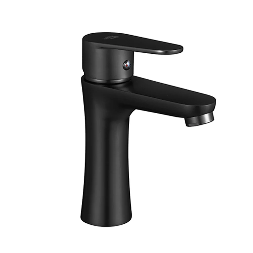 Canasta de Baño Juego de mezcladores para lavabo y bidé con desagües serie Elizabeth Negro Mate