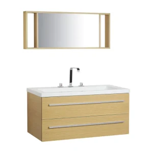 Conjunto de muebles de baño hueso ALMERIA
