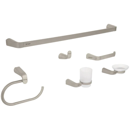 Organizador de Baño Juego de accesorios para baño,satinado, 6 piezas, Riviera