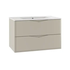 Organizador de Baño Mueble lavabo individual encastrado 80cm Ellie Cachemira