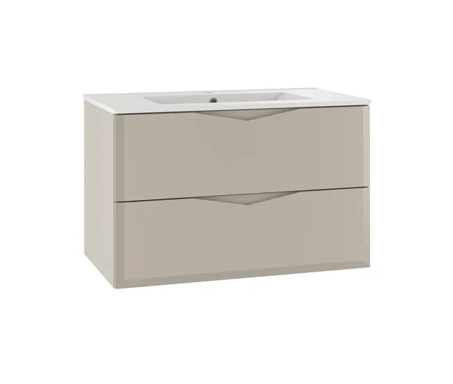 Organizador de Baño Mueble lavabo individual encastrado 80cm Ellie Cachemira