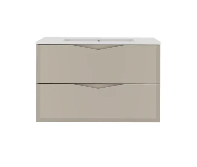 Organizador de Baño Mueble lavabo individual encastrado 80cm Ellie Cachemira