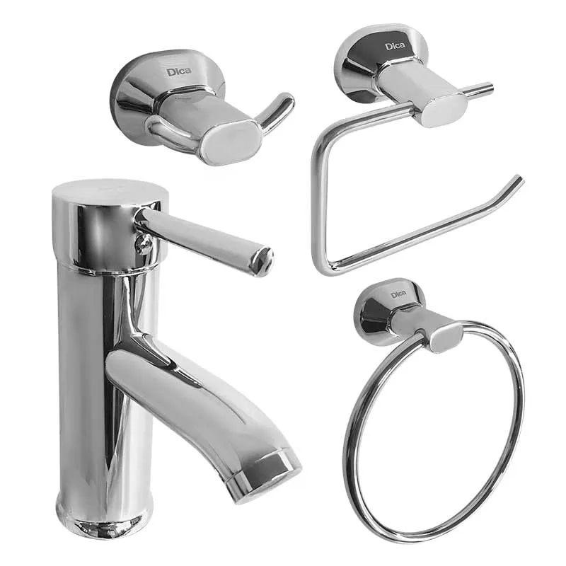 Premium de Lujo Juego de accesorios para baño kd008 4 piezas Dica