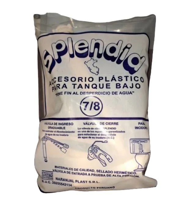 Resistente al Agua Juego accesorio tanque inodoro 7/8" - Splendid