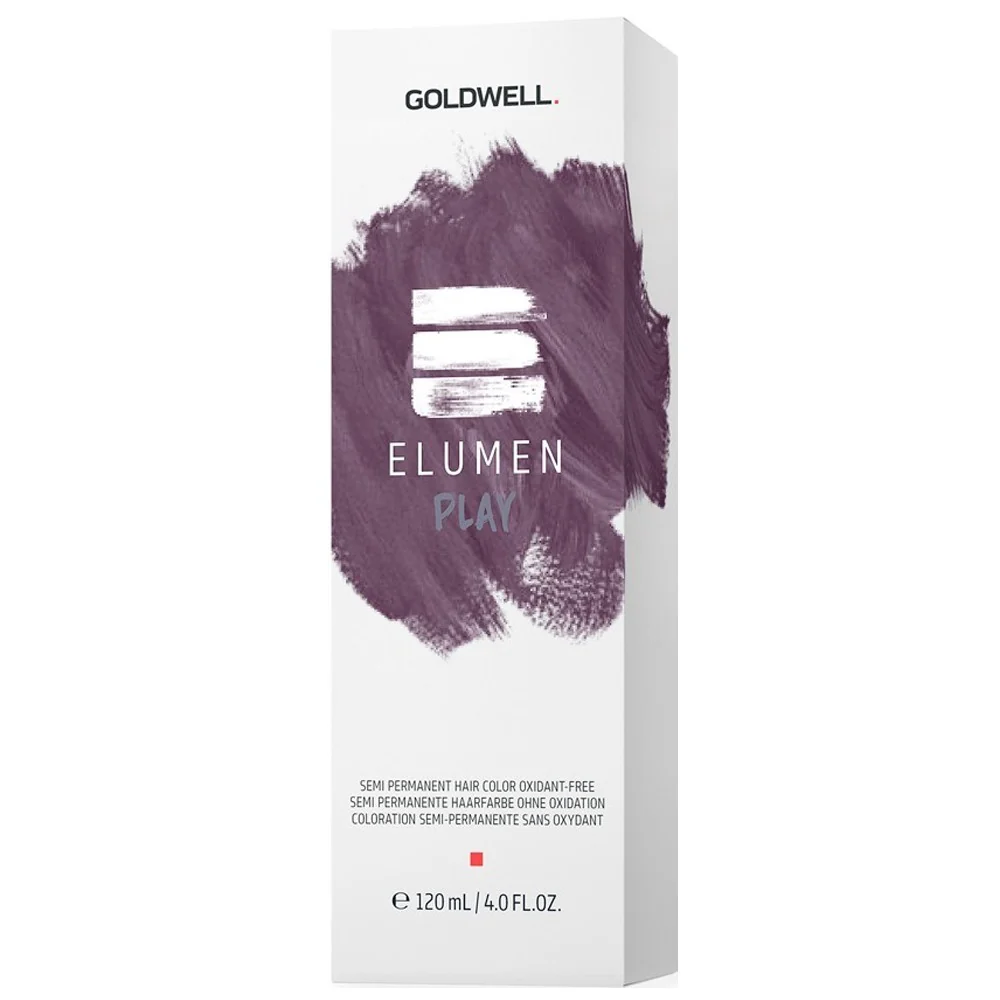 Goldwell - Baño de Color Elumen Play Metallic Morado 120 ml | Suave al Tacto |