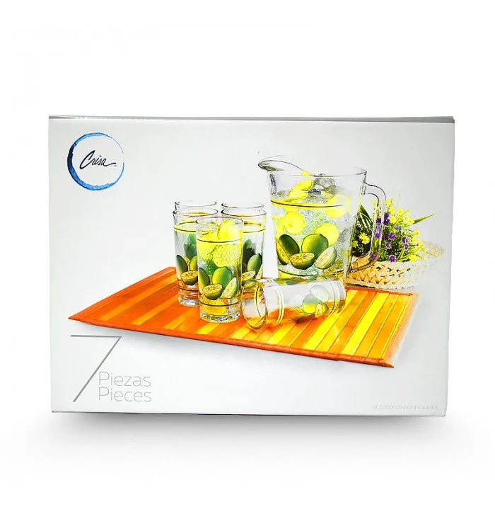Juego de agua 7 piezas limones Vale R43 #14281 para Familias