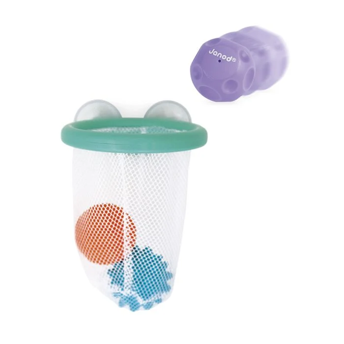 Juego de baño Tacti' basket- Janod Juego de 6 Piezas