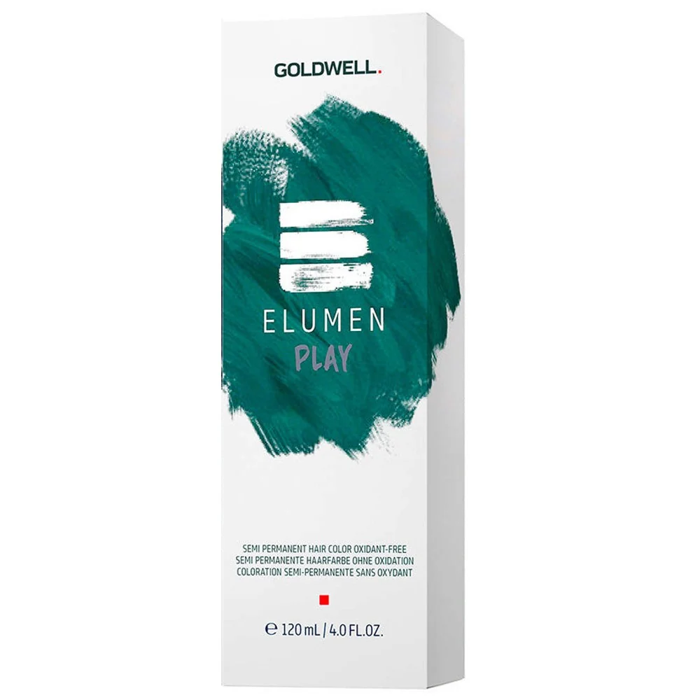Juego Coordinado Goldwell - Baño de Color Elumen Play Metallic Petrol 120 ml