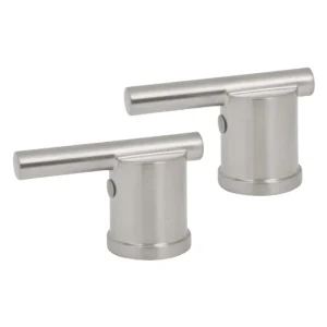 Juego Coordinado Juego de 2 manerales para lavabo y fregadero, satín, Element