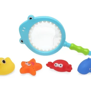 Juego Coordinado Red de baño con juguetes de Kiokids