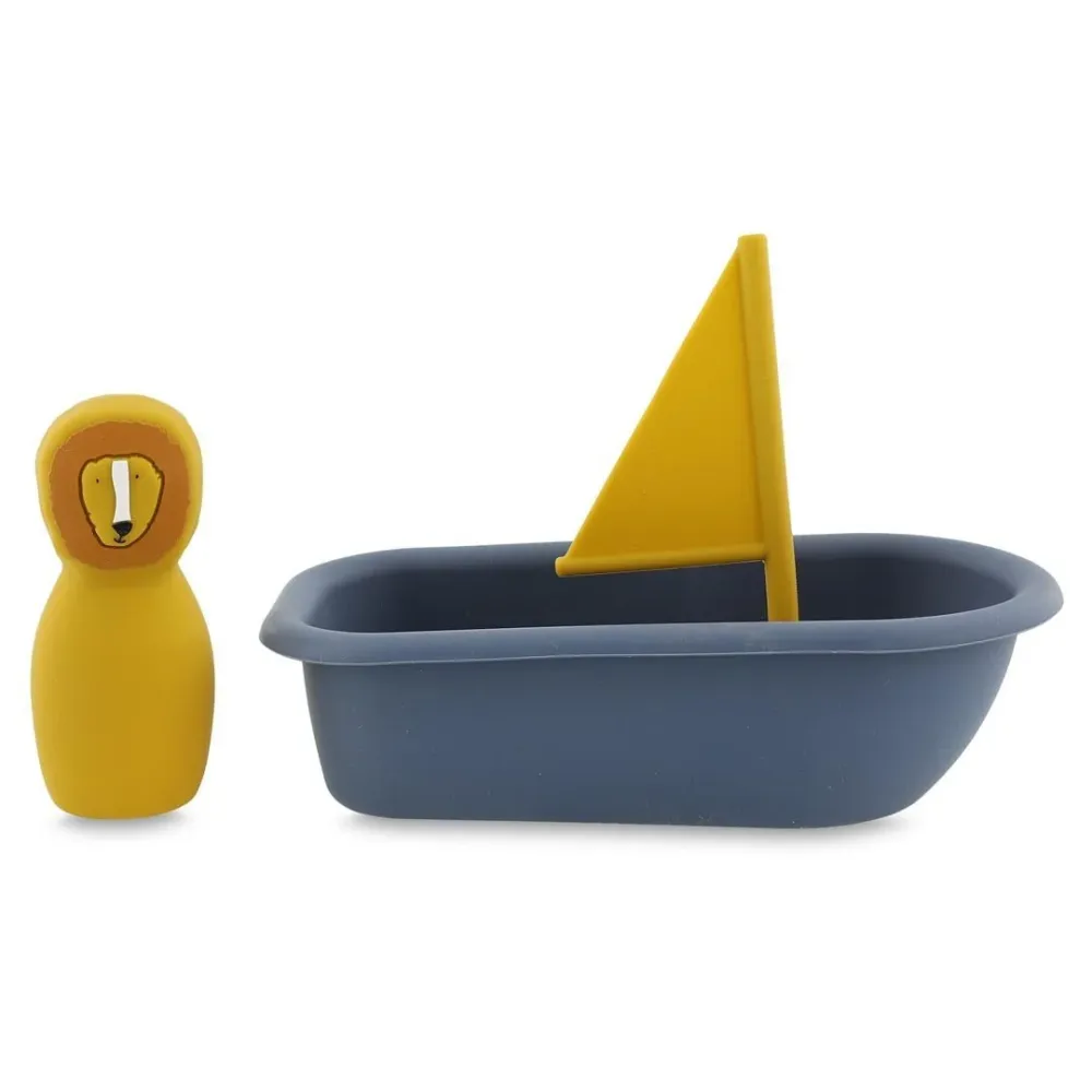 Juego Coordinado Velero de juguete para el baño - Mr. Lion