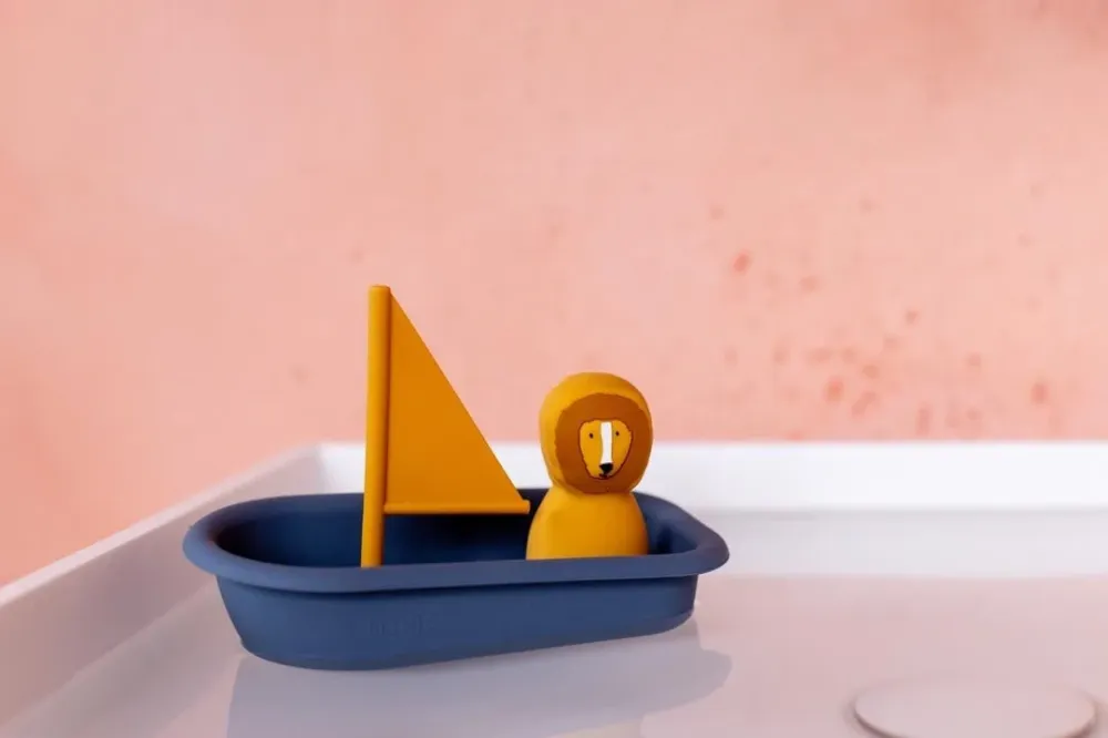 Juego Coordinado Velero de juguete para el baño - Mr. Lion