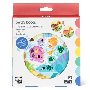 Libro de baño “Dinosaurios Desordenados” Tiger Tribe (OEKO-TEX Standard 100)