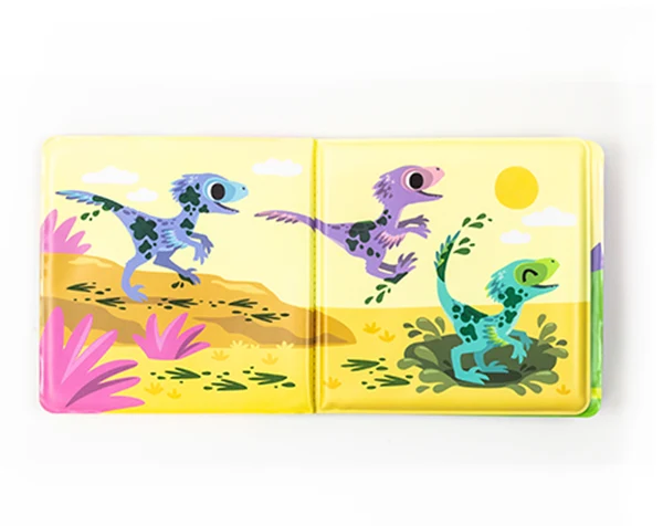 Libro de baño “Dinosaurios Desordenados” Tiger Tribe (OEKO-TEX Standard 100)