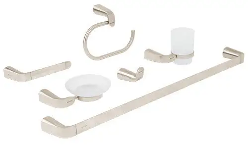 Premium de Algodón Egipcio Juego accesorios satinado riviera 6 pzas