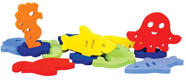 Set de Toallas Foam Bath Toys - Ubbi