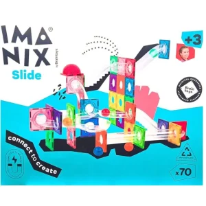 Braintoys Imanix Tobogan 70 piezas (2023) Imanix con Capacidad de Absorción