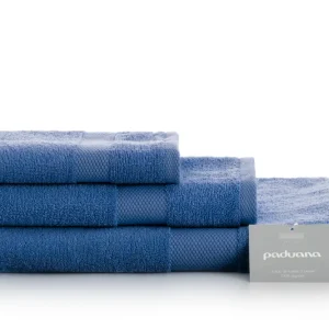 JUEGO TOALLA ALGODON 500 GR 3 PIEZAS (SABANA) 262 AZUL PADUANA para Gimnasio