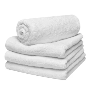 Juego De Toallas Baño Hotelera Blanca con Capacidad de Absorción