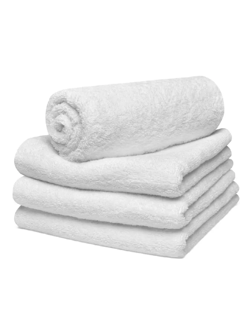 Juego De Toallas Baño Hotelera Blanca con Capacidad de Absorción