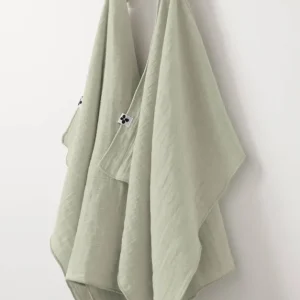 Juego de 2 toallas de cocina de gasa de algodón Vert d'e para Regalo de Hogar