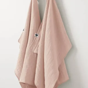 Toalla de Baño Absorbente Juego de 2 toallas de cocina de gasa de algodón Marshmallow