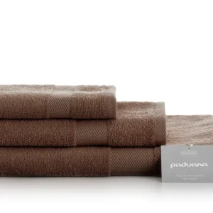 Toalla de Baño de Lujo JUEGO TOALLA ALGODON 500 GR 3 PIEZAS (DUCHA) 276 CHOCOLATE PADUANA