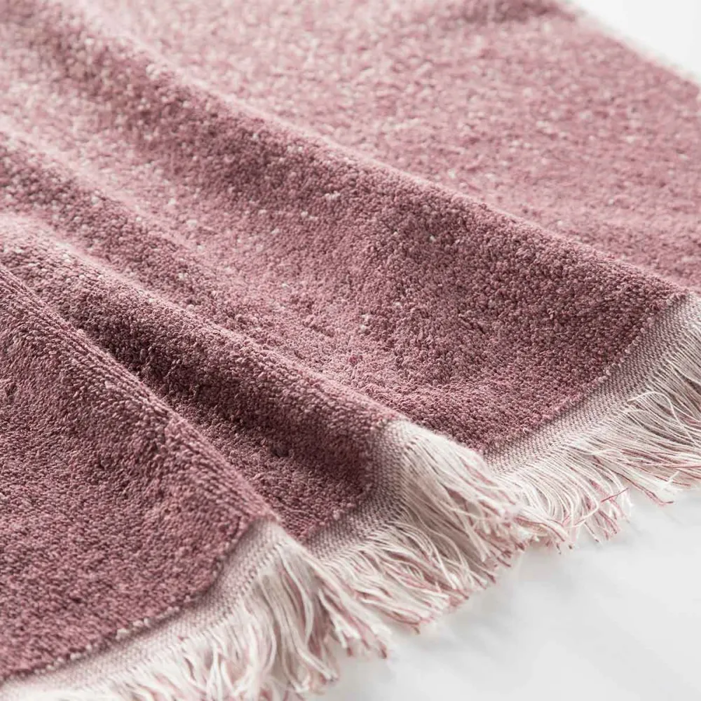 Toalla de Baño de Peso Medio Juego de toallas Ártico Boheme 3 piezas algodón granate 30/50/70