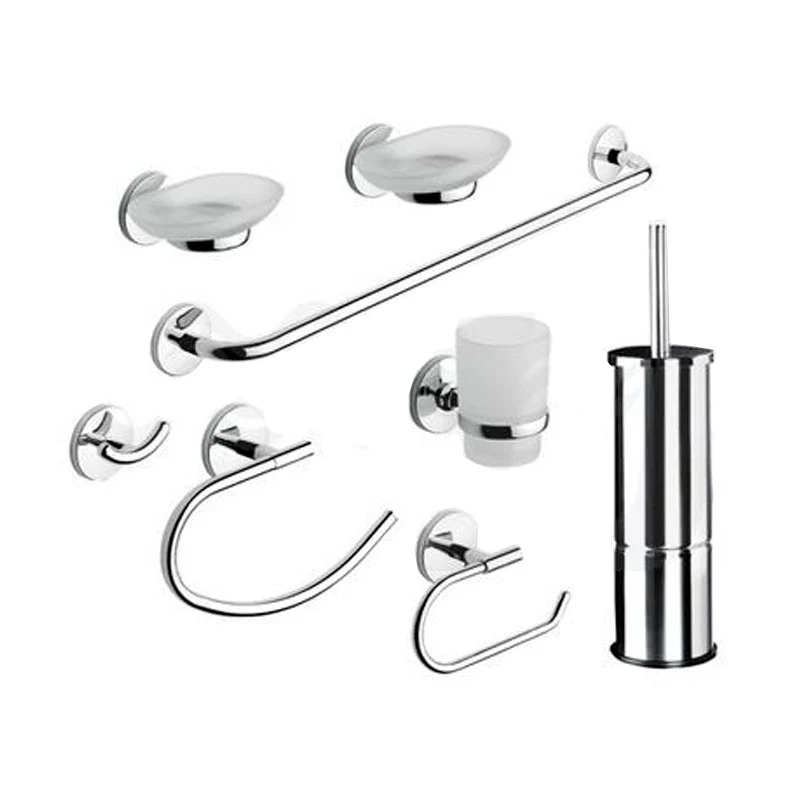 Toalla de Microfibra Juego de accesorios de baño Metaform serie Otto/One piezas en latón y vidrio