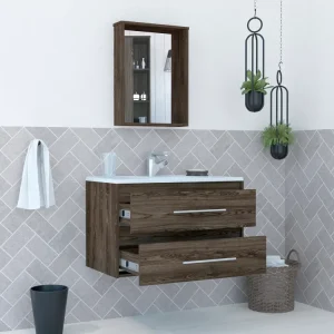 Combo Mueble de Baño-(CBC 6855) con Cajón con Cerradura