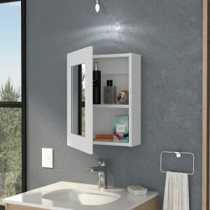 Diseño Moderno con Espejo Gabinete de baño (GLB 6873)