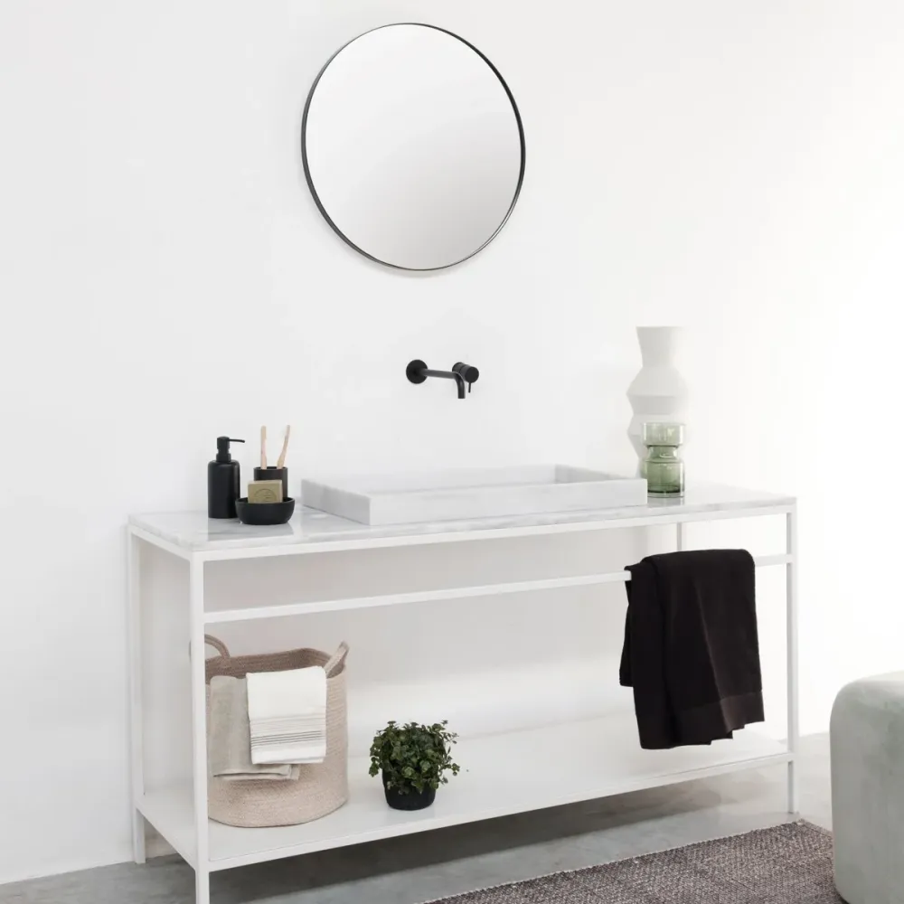 Frame Badkamermeubel Wit Staal - Jules - 150 cm