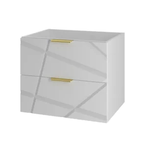 Gabinete de Baño Mueble bajo lavabo 60cm Aurora Blanco