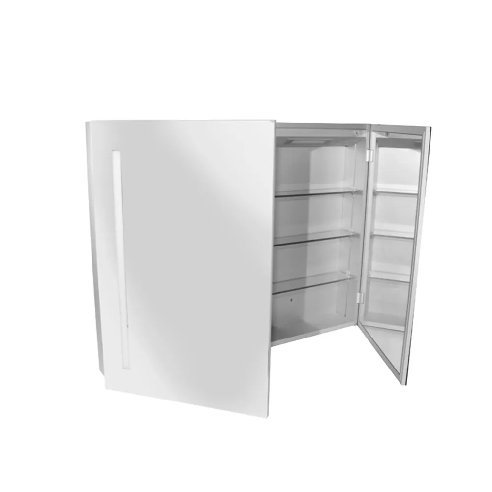 Gabinete para baño con espejo e iluminacion MBE Natura 900 para Baños Pequeños