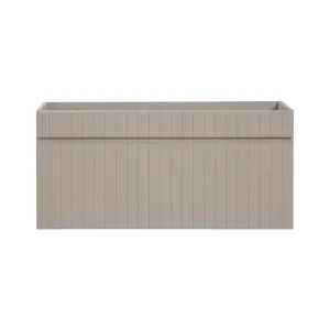 Mueble bajo lavabo 100cm Zelie Blanco con Sistema de Almacenaje