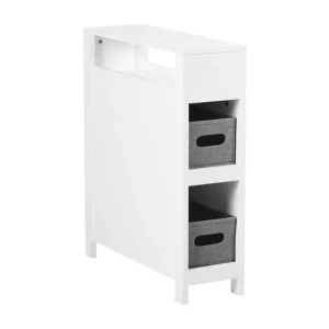 Mueble de baño CACHI 20 cm 60 cm 70 cm Blanco con Espejo Aumentado