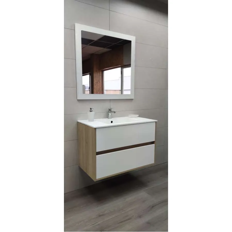 Mueble BañO Design-4, 2C Rob/Bl-80 con Ganchos para Toallas