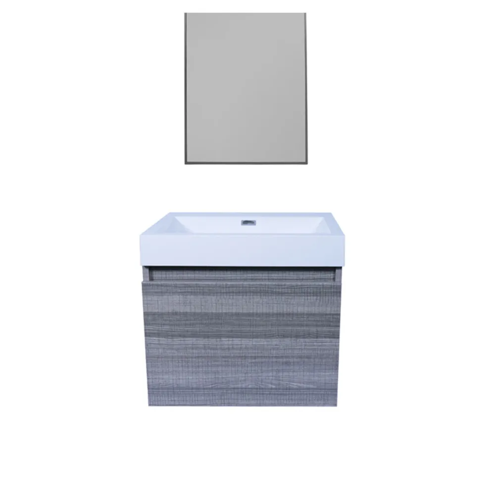 Mueble para baño con lavabo MBA 600 con Ganchos para Toallas