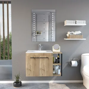 Repisa Flotante Combo Mueble de Baño-(CBD 6872)