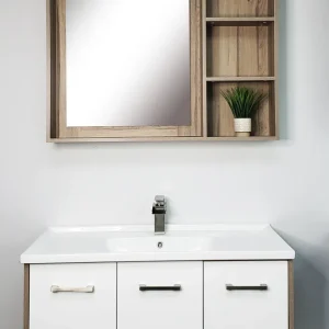 Repisa Flotante Set de mueble de baño (2015100WH)
