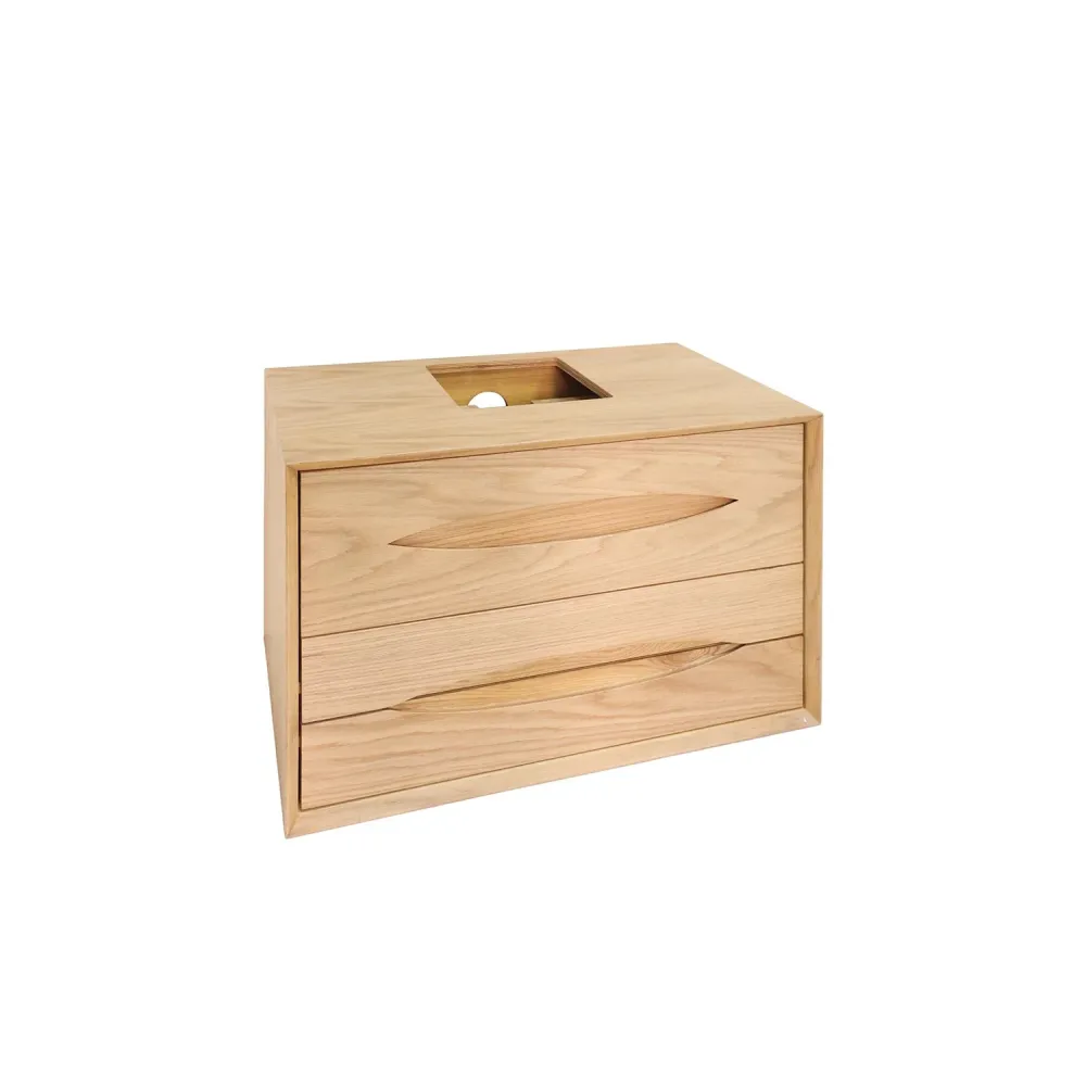 Scandinavische Badkamerkast - Bill - Eik - 80 cm