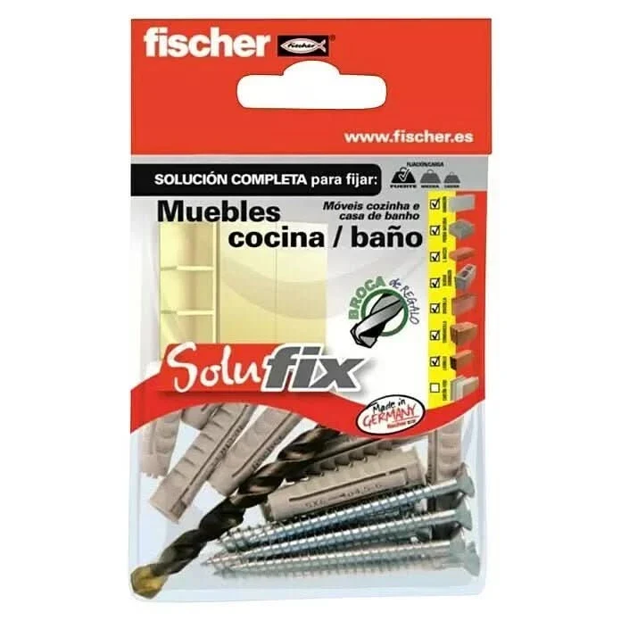 Solufix Muebles de Cocina / Baño con Estante para Toallas