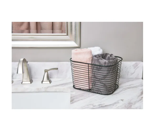 Tocador con Espejo Cesta de baño