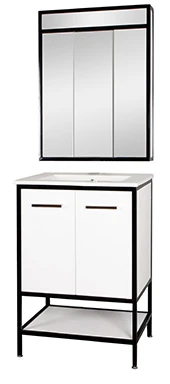 Tocador con Espejo H05-600 Mueble de Baño PVC
