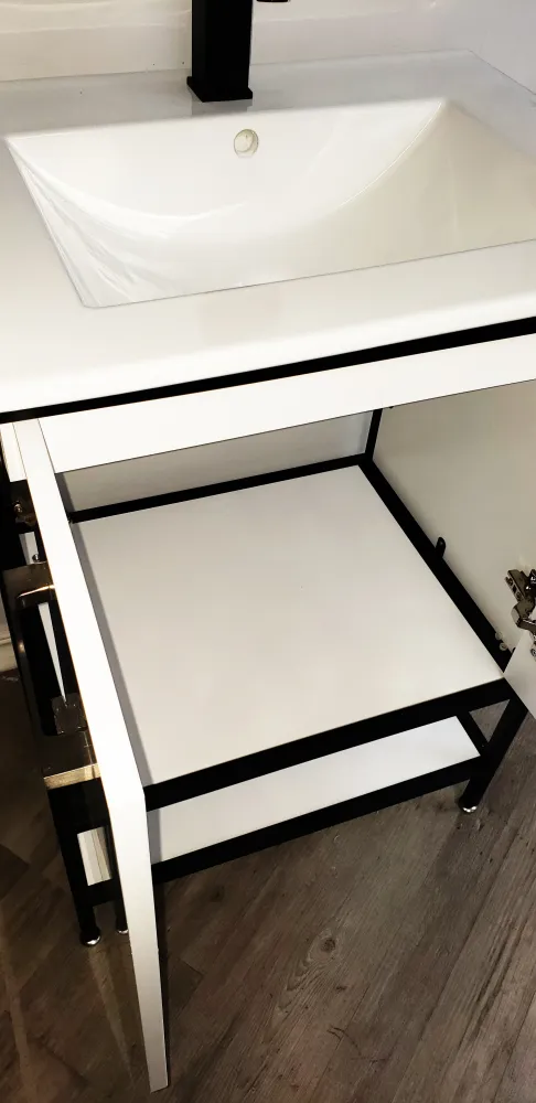 Tocador con Espejo H05-600 Mueble de Baño PVC