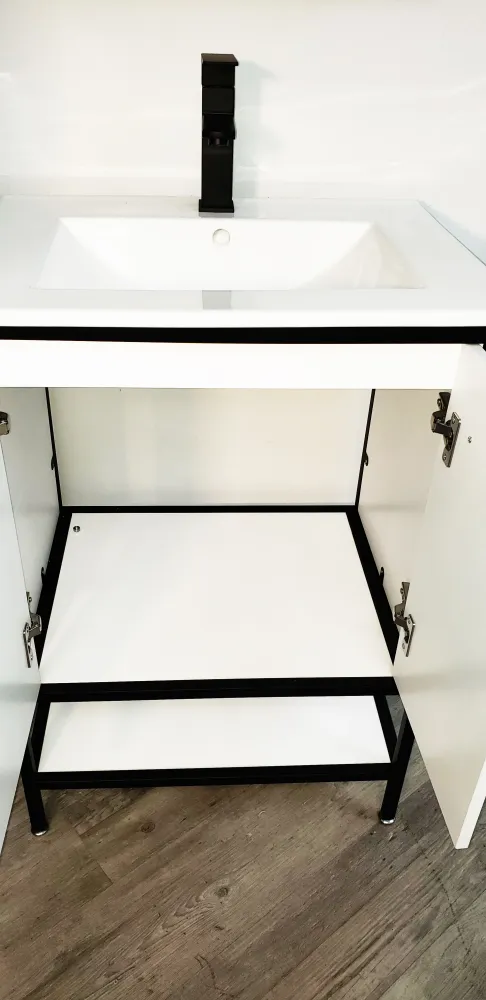 Tocador con Espejo H05-600 Mueble de Baño PVC