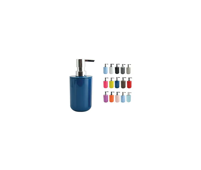 Dispensador de jabón Msv Inagua de acrílico en color negro 240 ml