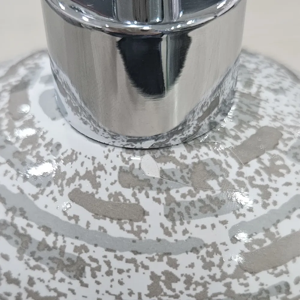 Dispensador Porta Jabón en cerámica ladrillo crema Colección CARAMIDA - Versión Outlet