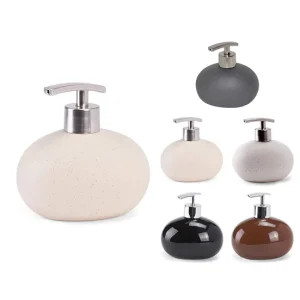 Distribuidor De Jabon Ceramica Arena Piedra "Manali"